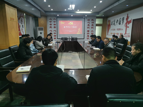 公司组织中层干部开展集中学习《宪法》主题学习